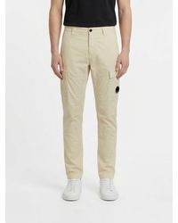 C.P. Company - Stretch Cotton Cargo Trousers - Lyst