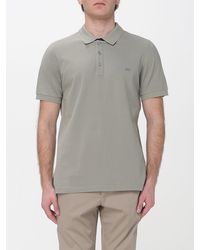Fay - Stretch Cotton Polo Shirt - Lyst