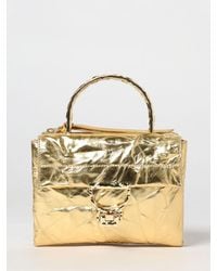 Coccinelle - Arlettis Droplet Wrinkled Effect Laminated Leather Bag - Lyst