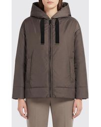 Max Mara - Polyester Hooded Puffer Jacket - Lyst