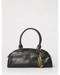 Chloé - Chlo&Eacute Leather Bowling Bag - Lyst