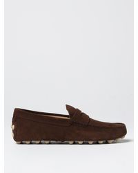 Tod's - Suede Mocasin Moccasins - Lyst