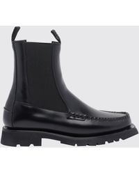 Hereu - Alda Sport Leather Chelsea Boots With Lug Sole - Lyst