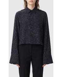 MM6 by Maison Margiela - Basic Viscose Blend Shirt - Lyst