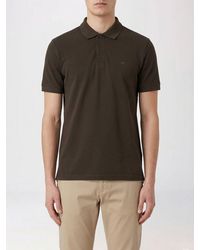 Emporio Armani - Cotton Jersey Polo Shirt - Lyst
