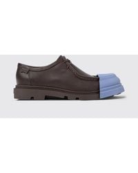 Camper - Junction Leather And Rubber Derby Shoes - Lyst