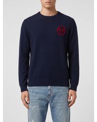 Philipp Plein - Pp Cashmere Crew Neck Sweater - Lyst