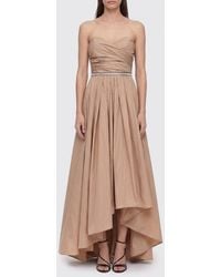 Pinko - Taffeta Dress With Crystals - Lyst
