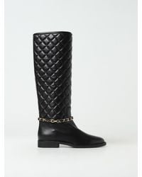 Via Roma 15 - Quilted Leather Boots - Lyst