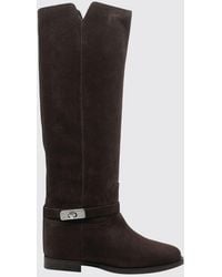 Via Roma 15 - Knee-High Wedge Boots - Lyst