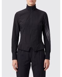 Y-3 - Slim Fit Cropped Technical Fabric Track Jacket With Turtleneck - Lyst