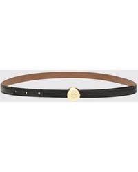 Tory Burch - Romy Reversible Leather Belt With Double T Buckle - Lyst