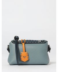 Fendi - By The Way Selleria Boston Tasche Aus Genarbtem Leder - Lyst
