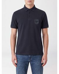 Emporio Armani - Slim Fit Cotton Polo With Tone-On-Tone Logo - Lyst