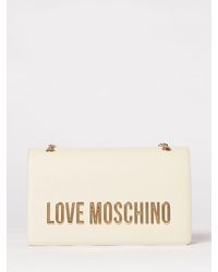 Love Moschino - Faux Leather Bag With Logo - Lyst