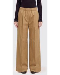 Jil Sander - Cotton Palazzo Trousers - Lyst