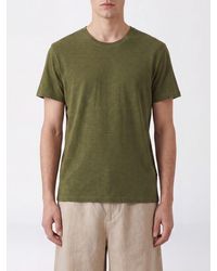 Closed - Crew Neck Cotton T-Shirt With A Straight Hem And Regular Shoulders - Lyst