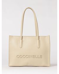 Coccinelle - Hammered Leather Bag - Lyst