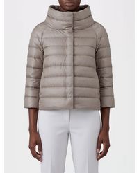Herno - Sofia Short Ultra-Light Nylon Down Jacket With High Neck - Lyst