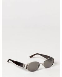 Saint Laurent - Oval Tortoiseshell Acetate Sunglasses With Ysl Monogram - Lyst