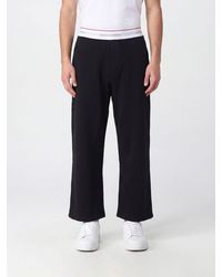 DSquared² - Cotton Jersey Jogging Trousers With Logo Waistband - Lyst