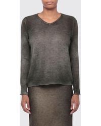 Avant Toi - Abstract Pattern V-Neck Jumper - Lyst