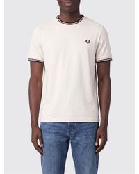 Fred Perry - Cotton T-Shirt With Logo - Lyst