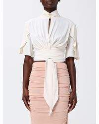 Elisabetta Franchi - Viscose Blouse - Lyst