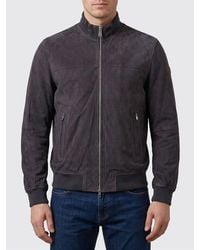 Peuterey - Suede Bomber - Lyst