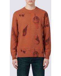 Paul Smith - Cotton Crew Neck Pullover With Graphic Print - Lyst