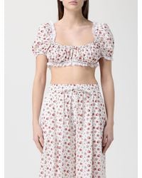 Dolce & Gabbana - Dolce &Amp Gabbana Floral Crop Top - Lyst