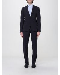 Emporio Armani - Single-Breasted Virgin Wool Suit - Lyst
