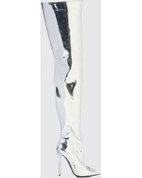Philipp Plein - Patent Over-The-Knee Boots With A High Stiletto Heel - Lyst