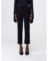 Elisabetta Franchi - Crêpe Cropped Tailored Trousers - Lyst