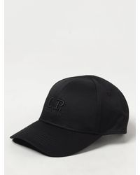 C.P. Company - Cappello in cotone con logo ricamato - Lyst