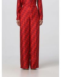 Max Mara - Printed Silk Pyjamas Pants - Lyst