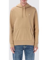 Polo Ralph Lauren - Cotton Hoodie With Pony Logo - Lyst