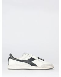 Diadora - Prestige Used Leather Sneakers - Lyst
