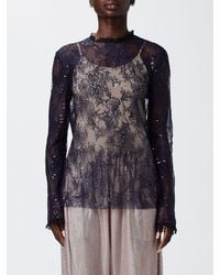 Alberta Ferretti - Top De Encaje - Lyst