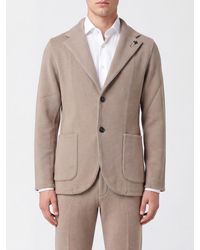 Lardini - Einreihiger Blazer Aus Schurwolle Und Kaschmir Mit Zwei-Knopf-Verschluss - Lyst
