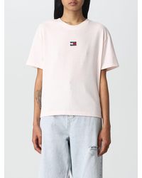 Tommy Hilfiger - T-shirt in misto cotone - Lyst