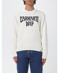 Carhartt - All-Over Jacquard Logo Cotton Crewneck Jumper - Lyst