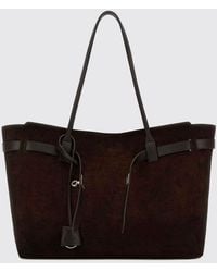 Balenciaga - Bel Air Large Calfskin Leather Shoulder Bag With Turn-Lock Closure - Lyst