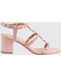 Via Roma 15 - Leather Sandals With Studs - Lyst
