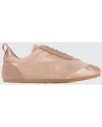 Jil Sander - Pastel Satin And Suede Sneakers - Lyst