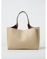 Tod's - Borsa in pelle a grana con logo - Lyst