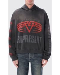Represent - Cotton Hooded Sweatshirt With Logo Print - Lyst