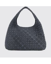Bottega Veneta - Large Campana Intrecciato Suede Tote Bag - Lyst
