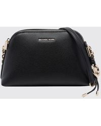 Michael Kors - Freddie Calfskin Mini Crossbody Bag With Logo Charm - Lyst