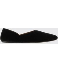 KHAITE - Jane Suede Ballet Flats With A Round Toe And Leather Sole - Lyst